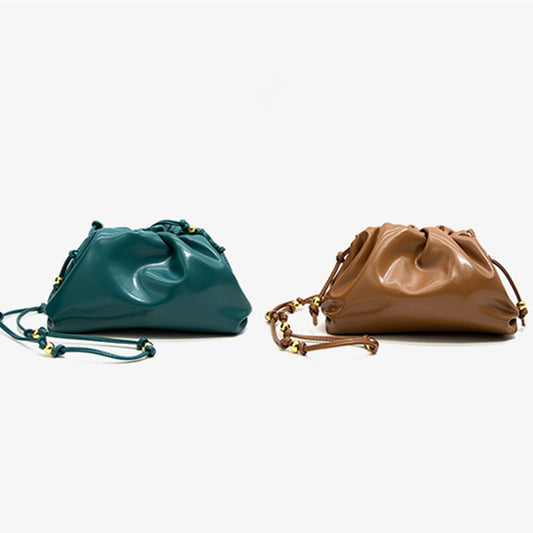 New Fashion Leather Dumpling Bag Women's One Shoulder Cross Body
