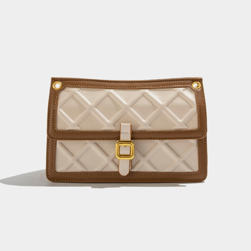 High-end Trendy Messenger Bag Rhombus Simple Armpit Small