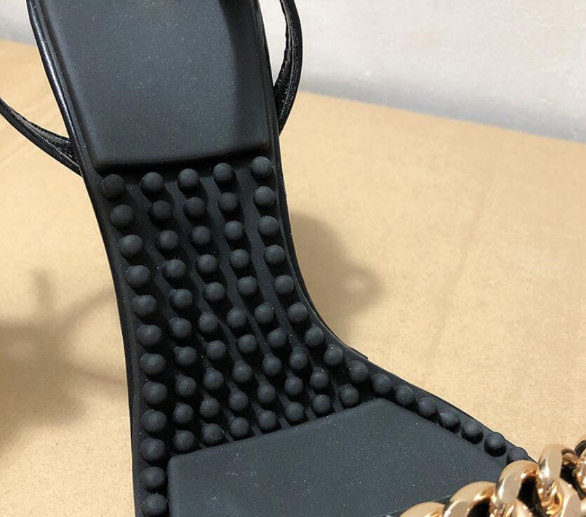 Women's Round Toe Buckle High Heel Sandals