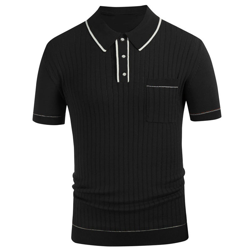 Lapel Short-sleeved Business Polo Shirt