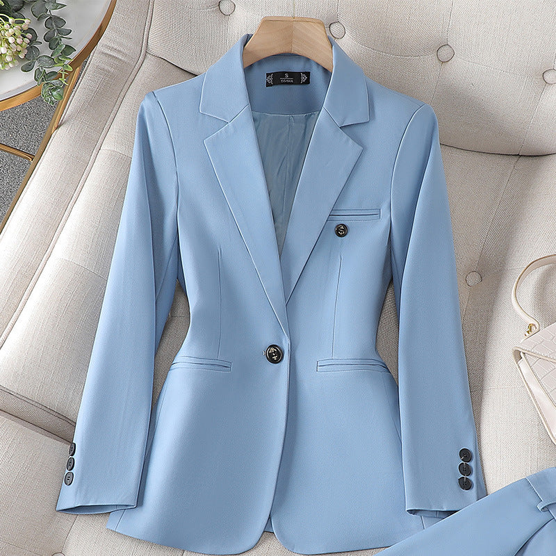 New Autumn And Winter Women's Long Sleeves Professional Tailored Suit