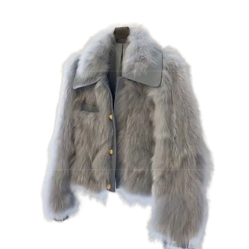 Fashion Personality Fur Temperament Coat Women