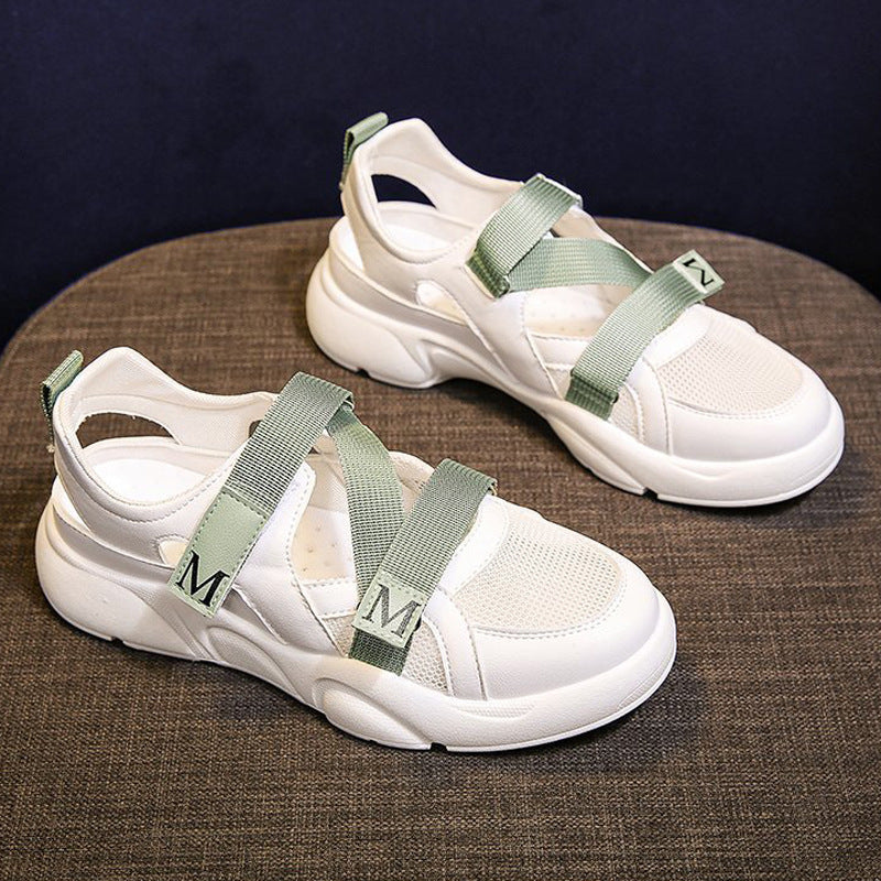 All-match Casual Sports Flat Mid-heel Sandals