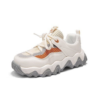 Round-toe Thick-soled Increased Daddy Shoes