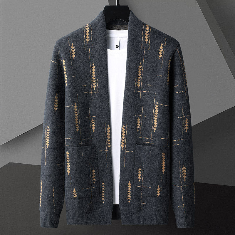 New Cardigan Sweater Men's Coat