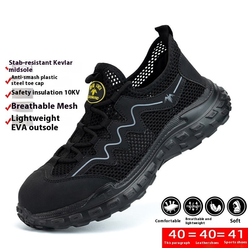 Steel Plate Lightweight Welder Safety Shoes