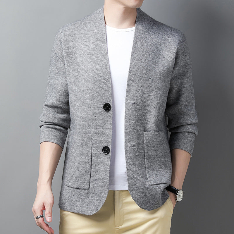 Men's knitted cardigan