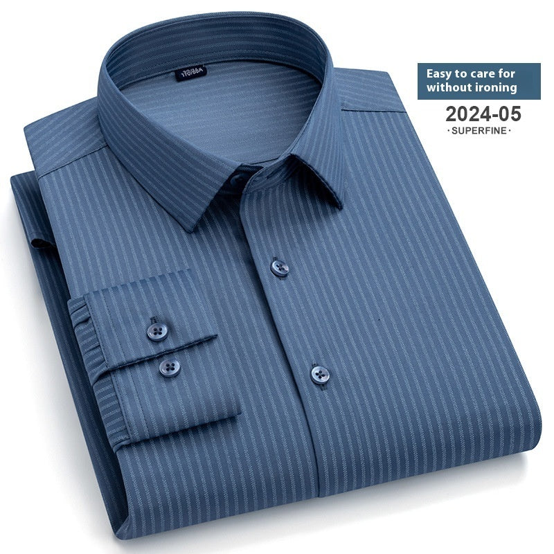 Spring And Autumn Fashion Floral Youth Men's Long-sleeved Shirt