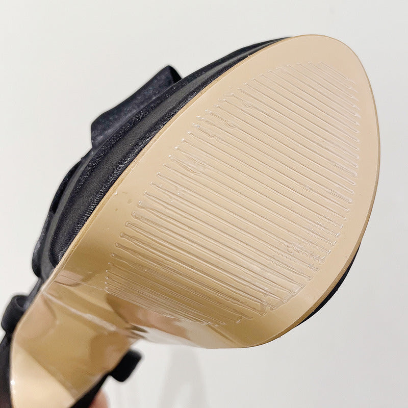 Women's Peep Toe High Heel Platform High Heel Sandals