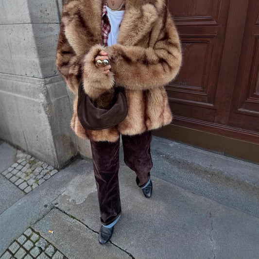 Women's Fur Coat Warm Plus Size