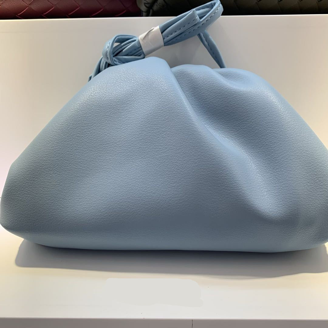 Cloud Bag Female Fold Clip Bag Solid Color Shoulder Bag