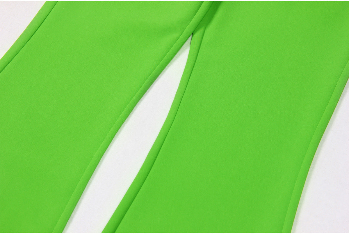 European And American Stitching Suit Elegant Outfit