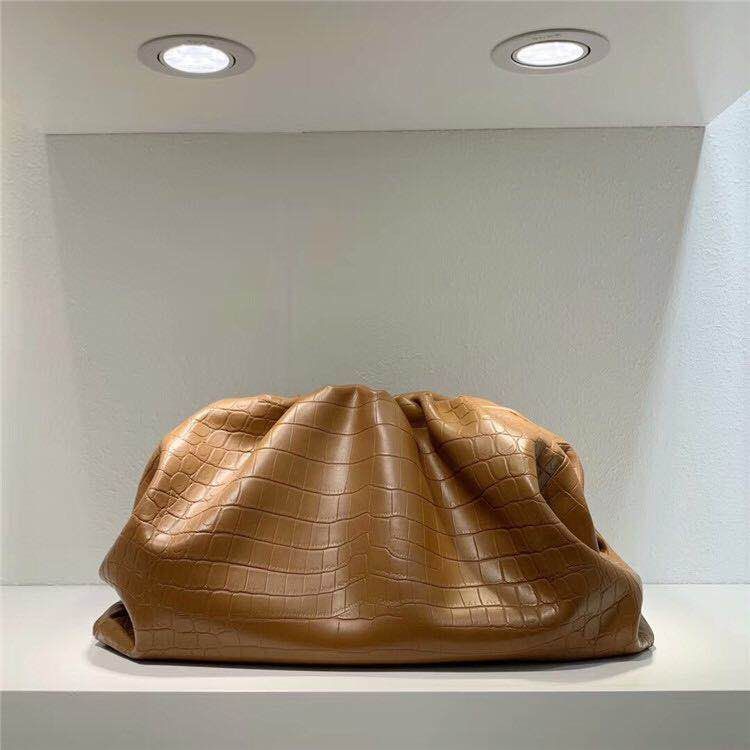 Cloud Bag Female Fold Clip Bag Solid Color Shoulder Bag