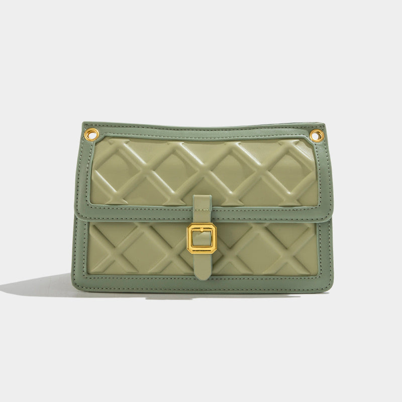 High-end Trendy Messenger Bag Rhombus Simple Armpit Small