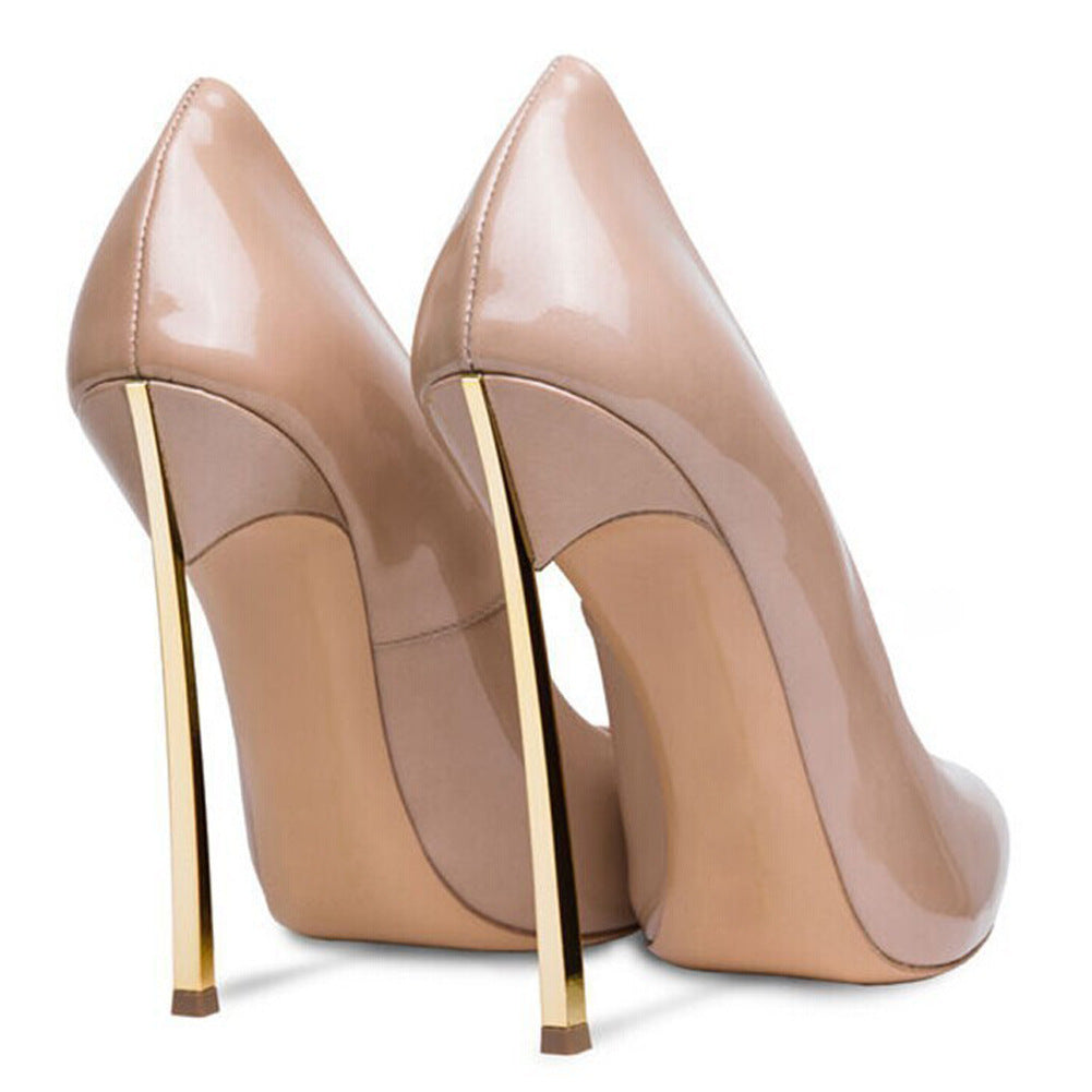 Fashion Pointed Toe Metal Heel Women's Shoes