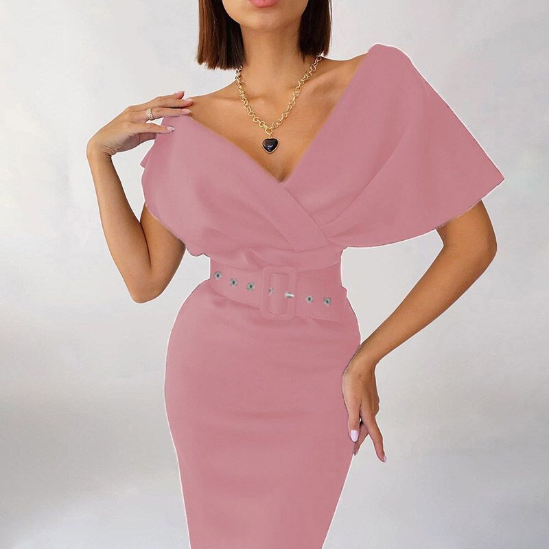 Women's High-end High-waist Off-the-shoulder Dress