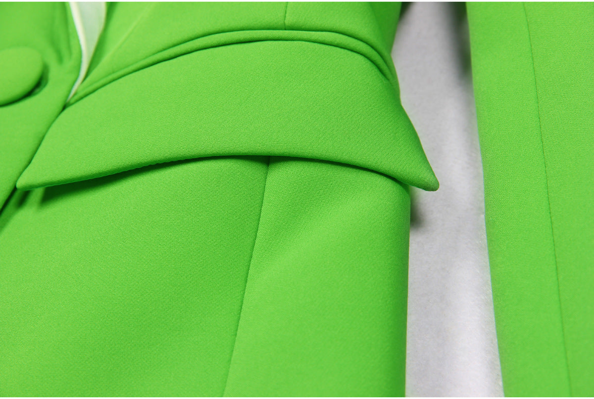 European And American Stitching Suit Elegant Outfit