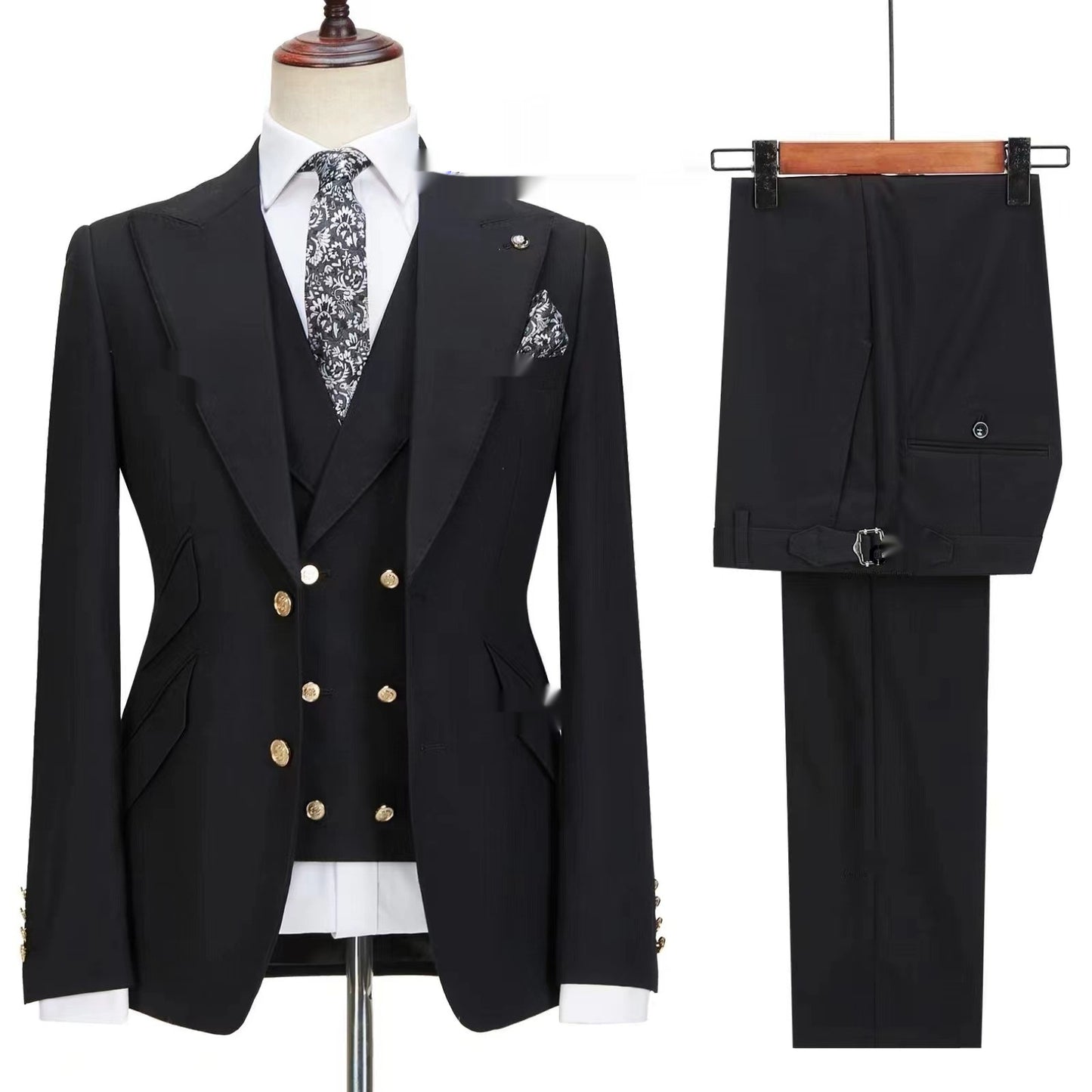 Autumn Cardigan Small Suit Latest Men3 Piece Set