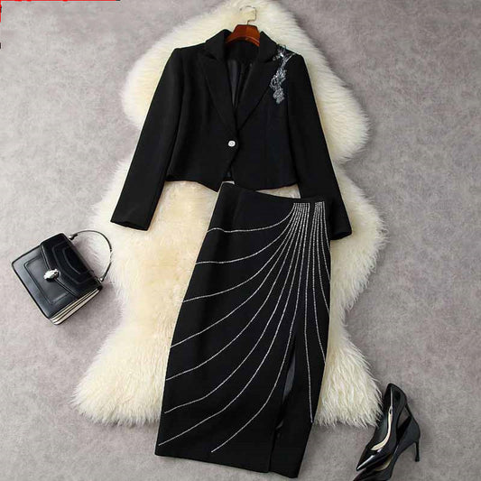 Autumn And Winter Ladies Office Dress Suit Women