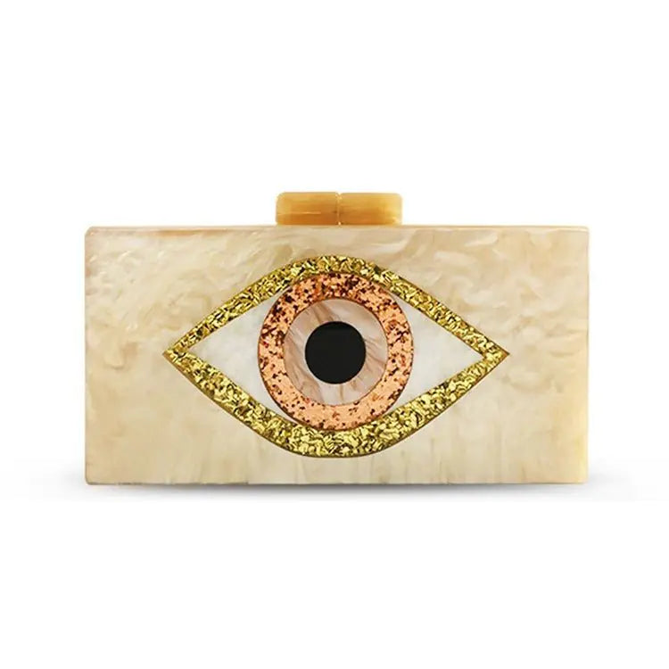 Eye Acrylic Clutch Handbag