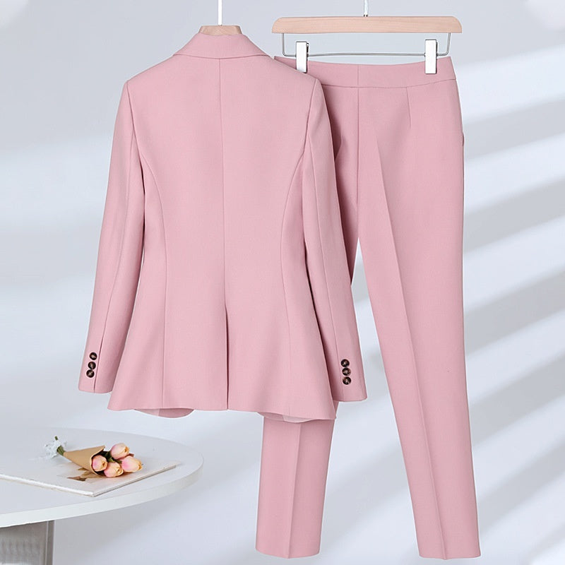 Women's President Small Suit Autumn And Winter Elegant Outfit Suit Vest Three-piece Suit