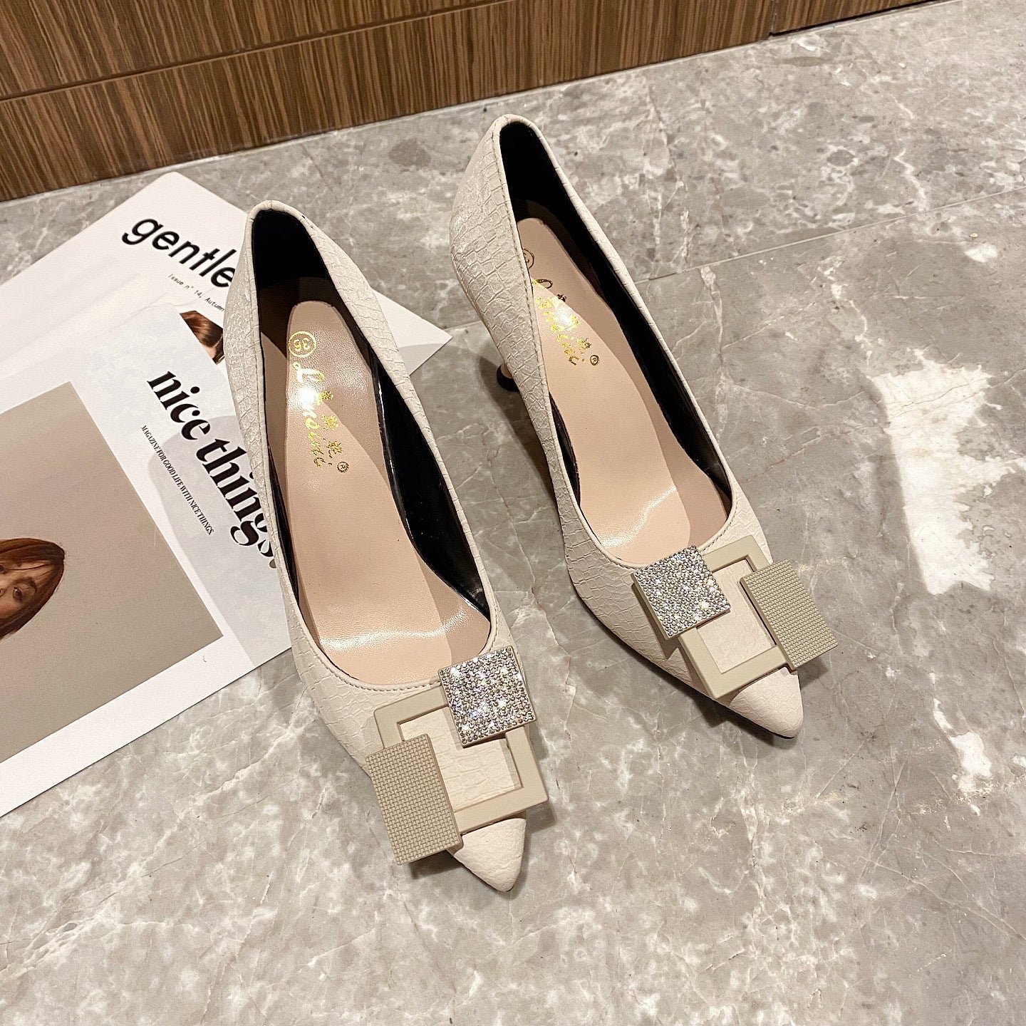 French Girl Fine Heeled High Heels