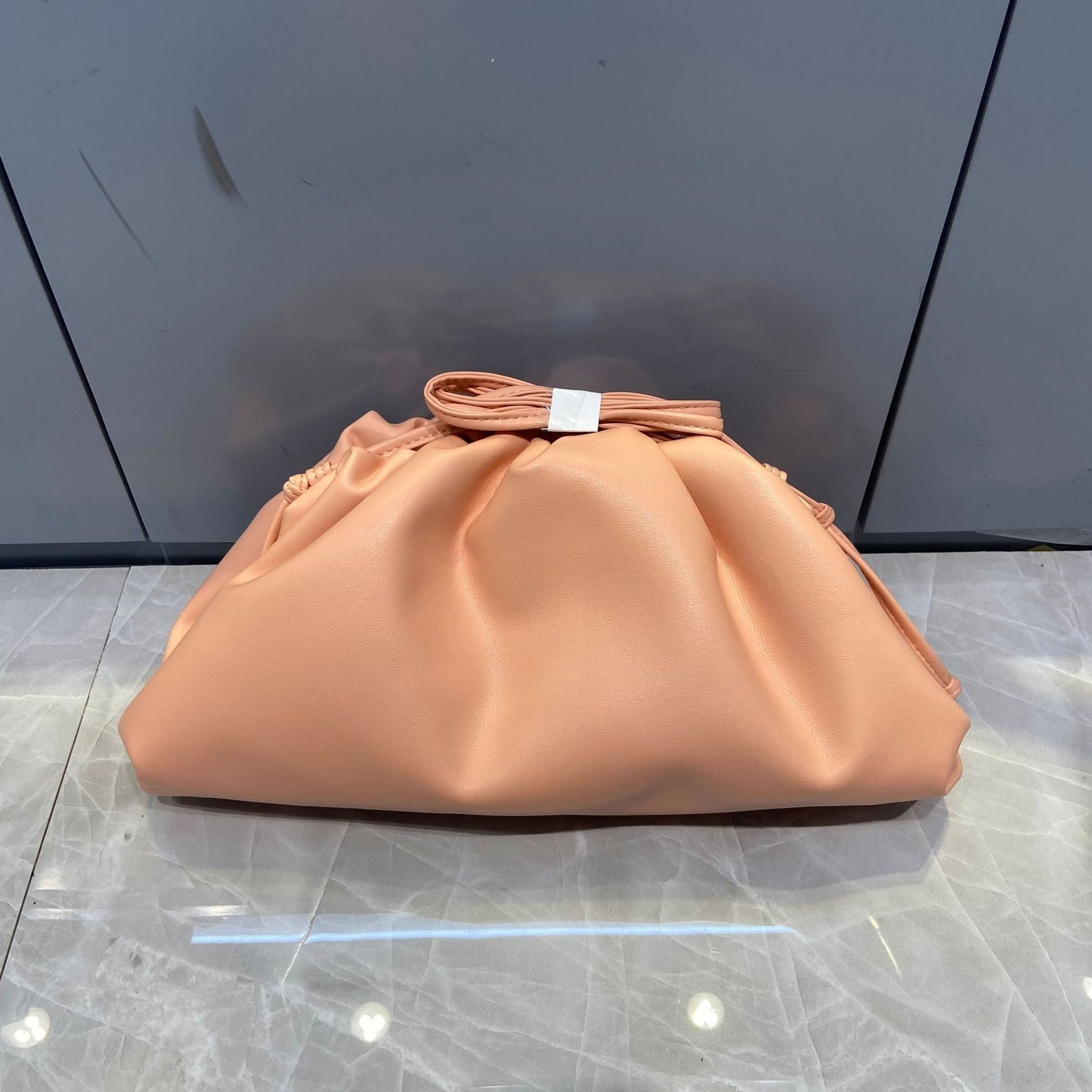 Cloud Bag Female Fold Clip Bag Solid Color Shoulder Bag