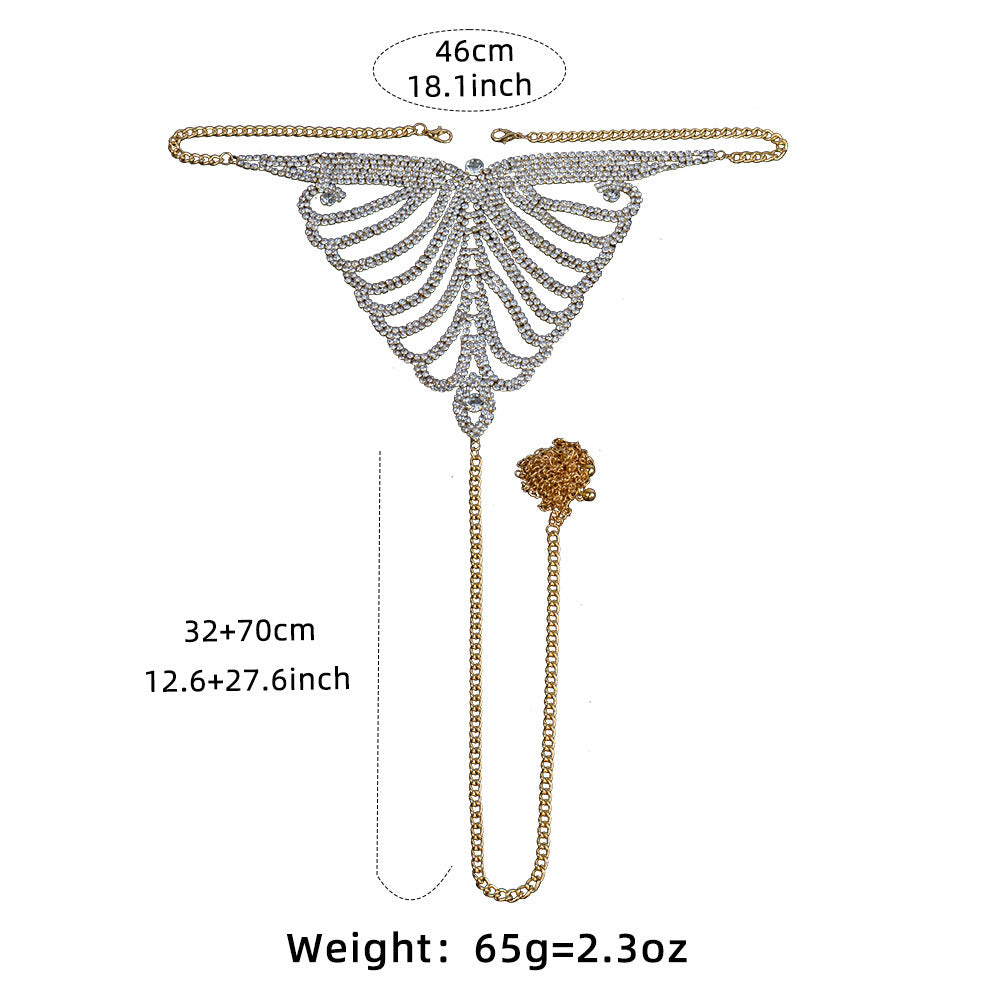 Fashion Bra Thong Body Chain Women