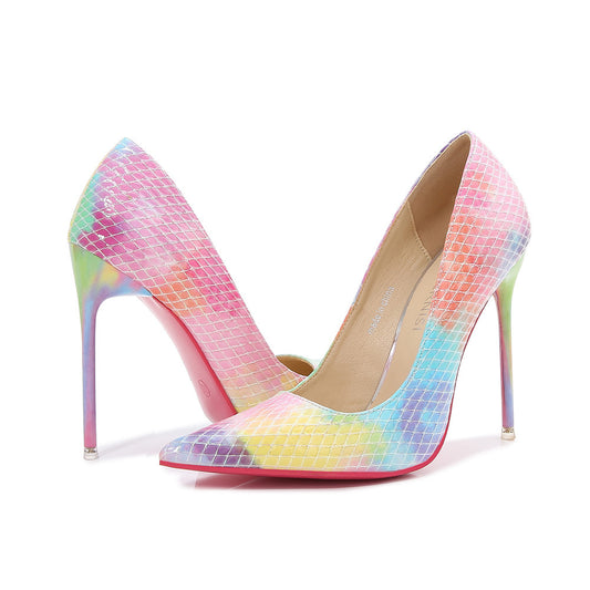 Stiletto Heel Temptation Pointed Plus Size Adjustable Shoes