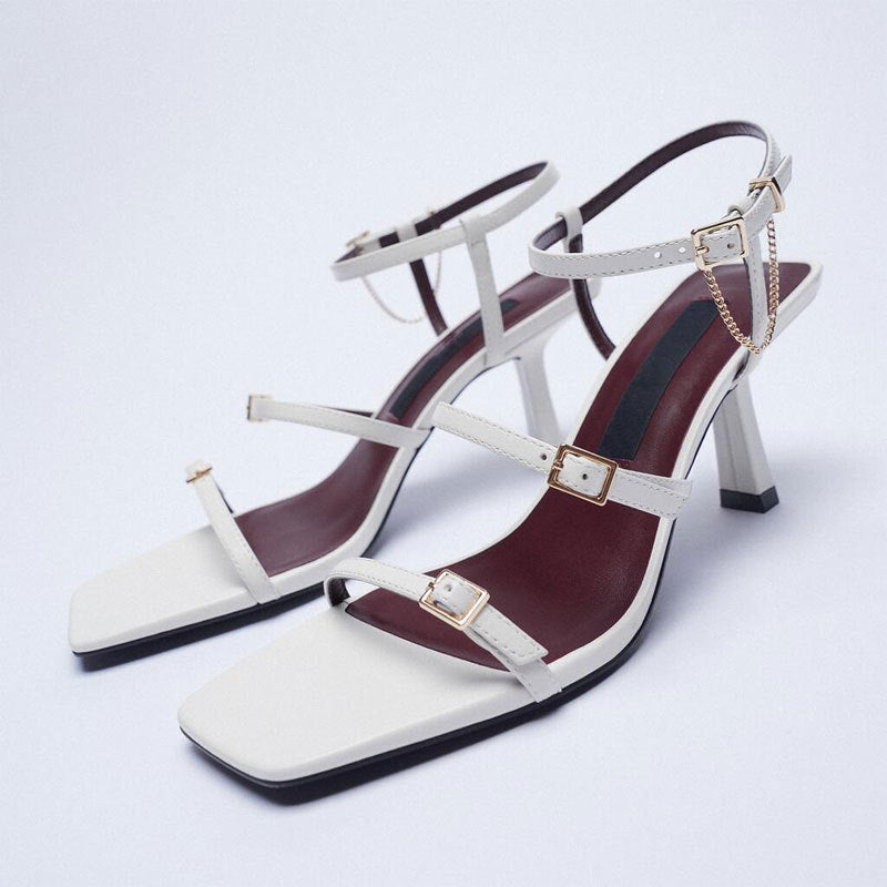 Summer Spain Za Women"s Shoes Square Head