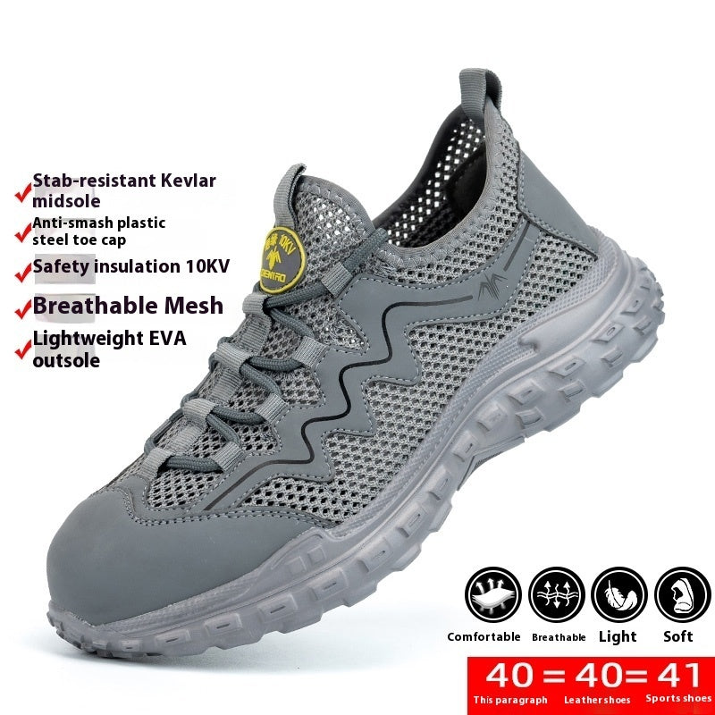 Steel Plate Lightweight Welder Safety Shoes