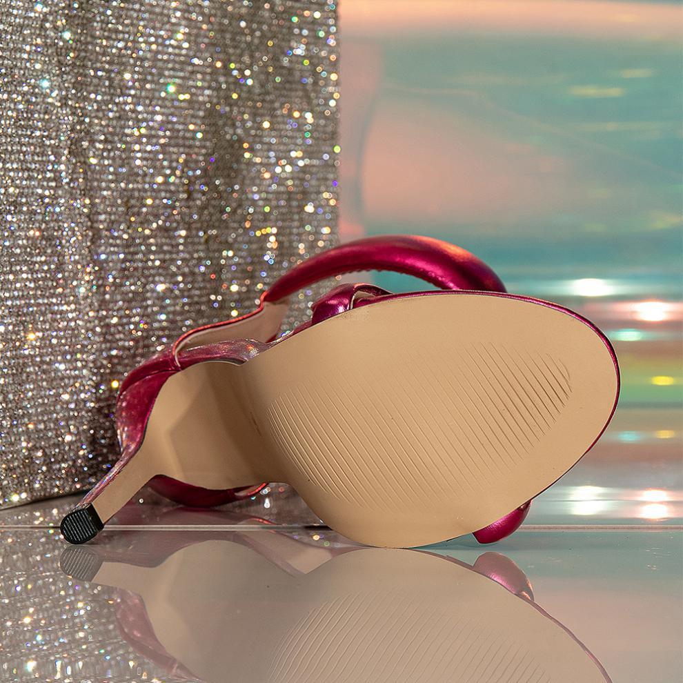 Women's Fashionable Simple One-strap Stiletto Heel Sandals
