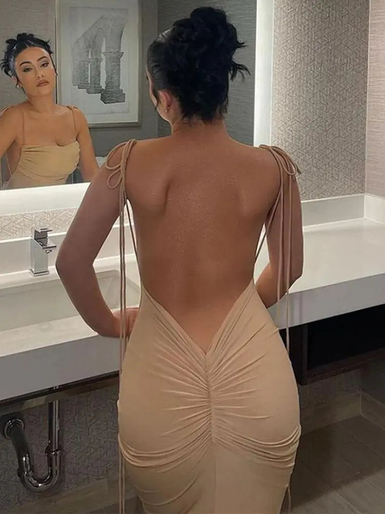 Sexy Backless Women's Party Dress